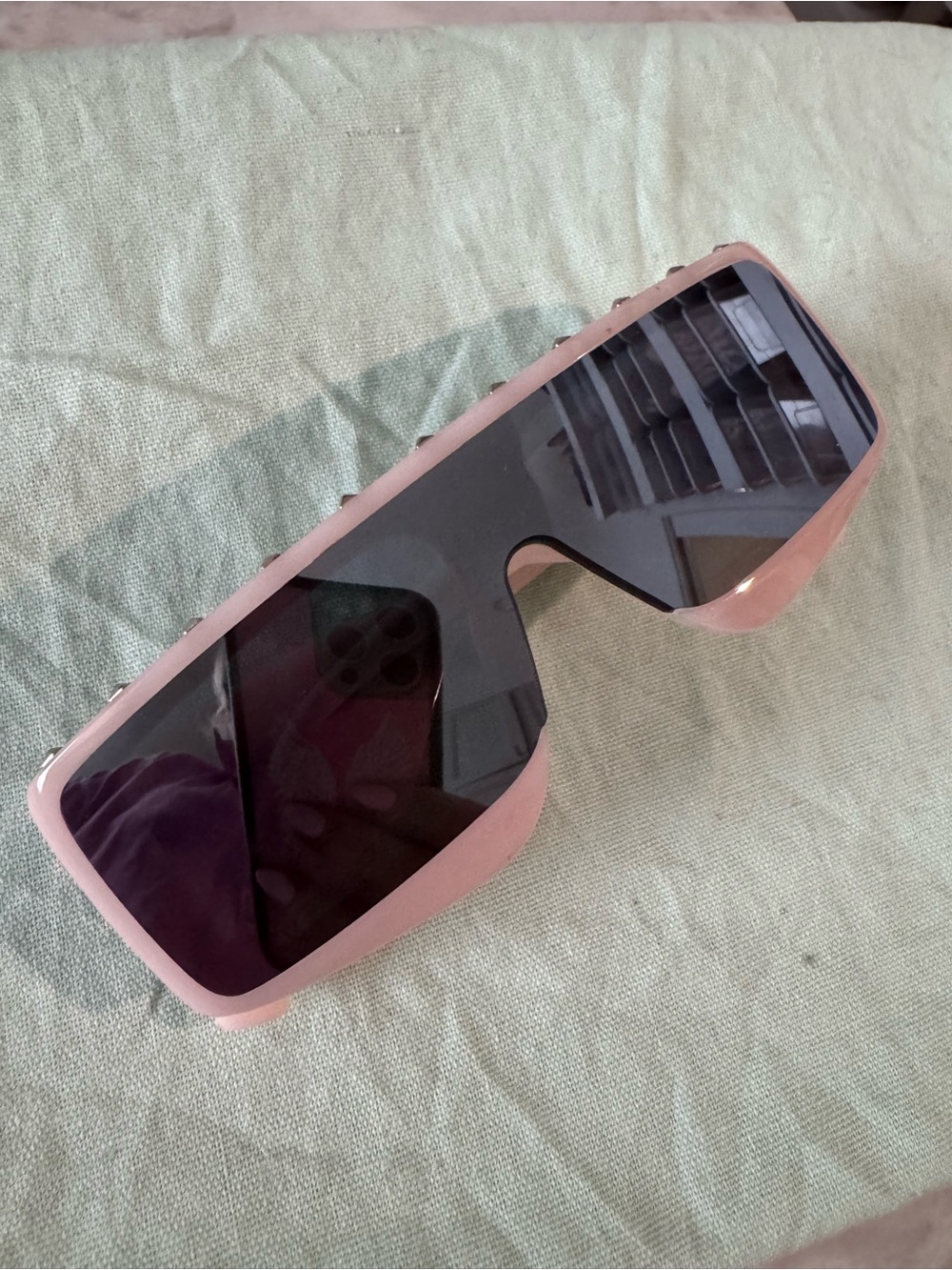 Pink Shield Sunglasses for Women - Fashion Oversized Visor